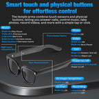 AI Smart Glasses with Camera, 4K Video, Real-Time Translation, AI Assistant