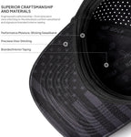 NJF Golf Performance Hats for Men with Tee Holder & Magnetic Ball Marker